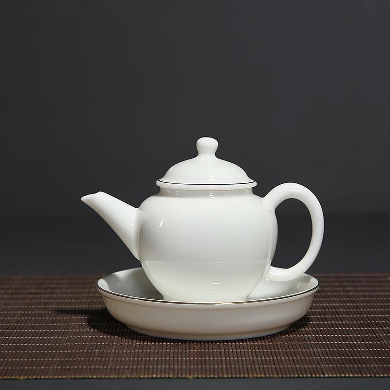 Mutton Fat Jade Porcelain Xishi Teapot