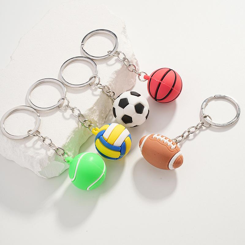 Creative Keychains for Volleyball and Baseball, Commemorative Equipment Business, Gifts for Football, Basketball, Beach Volleyball,