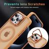 Compatible with MagSafe for iPhone 15 Pro Case PC+TPU+Metal Kickstand Phone Cover
