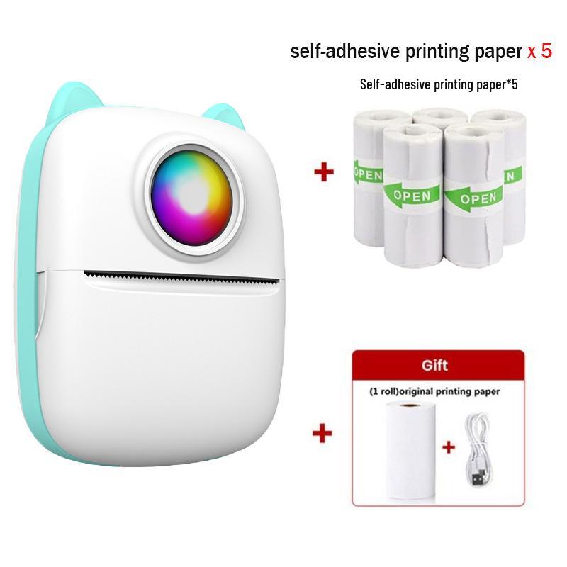 Portable Mini Bluetooth Photo & Label Printer - Mobile Compatible