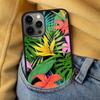 Retro Banana Leaf Plant Soft Phone Case for iPhone 17 Air 16e Pro max 15 Pro 13 14 Plus 11 12 MagSafe Magnetic Coque