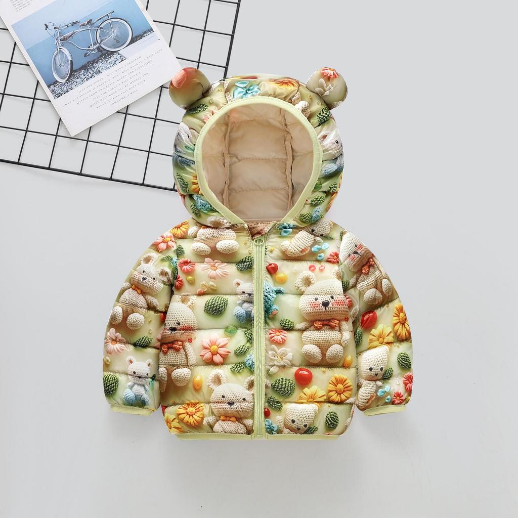 2025 Lightweight Cotton-Padded Jacket for Infants and Kids