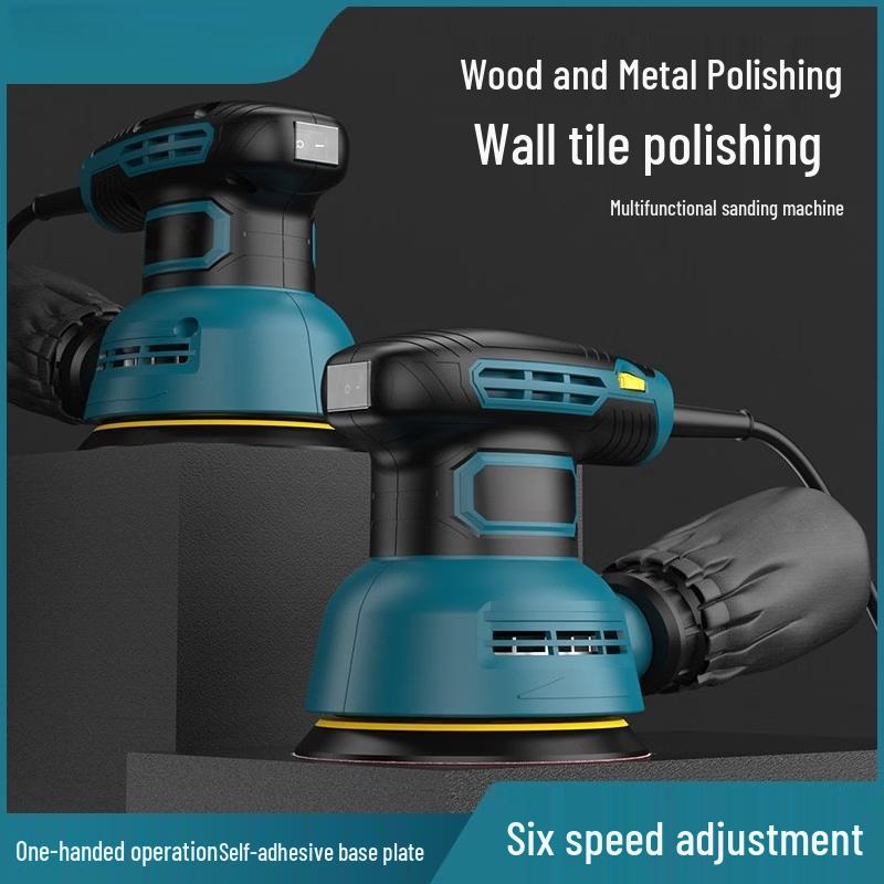 TURBOSUN 5-inch Eccentric Orbital Sander CN Plug (adapter Included)