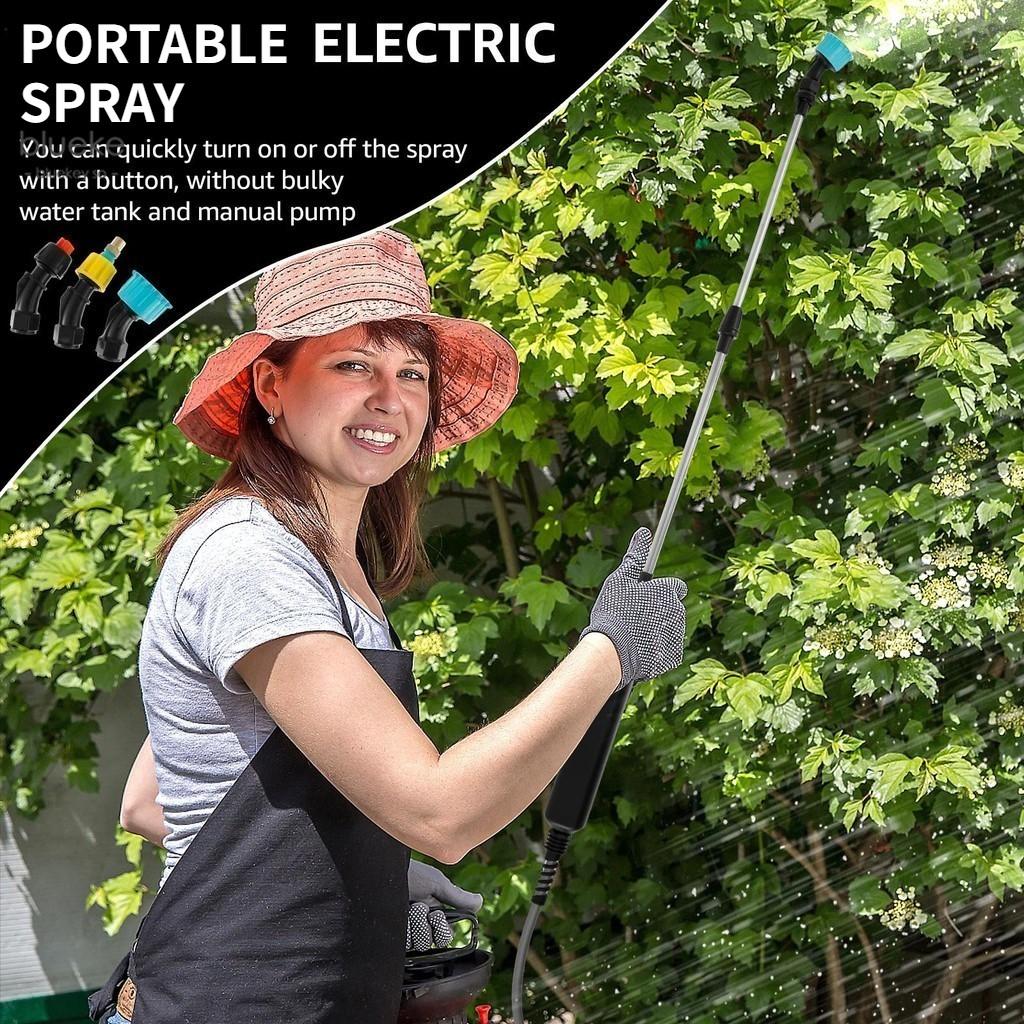 Telescopic Watering Spray Irrigation Tools Portable Electric Garden Sprayer Yard Lawn USB Rechargeable Plant Spray Mister