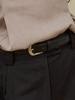 OUI MAIS NON Sofia Classic Leather Belt