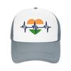 Heartbeat Of India Patriotic Heart Casual Baseball Cap Hunting Camping Sun Hats Spring Hot Sale Unisex Unisex Classic Baseball Caps