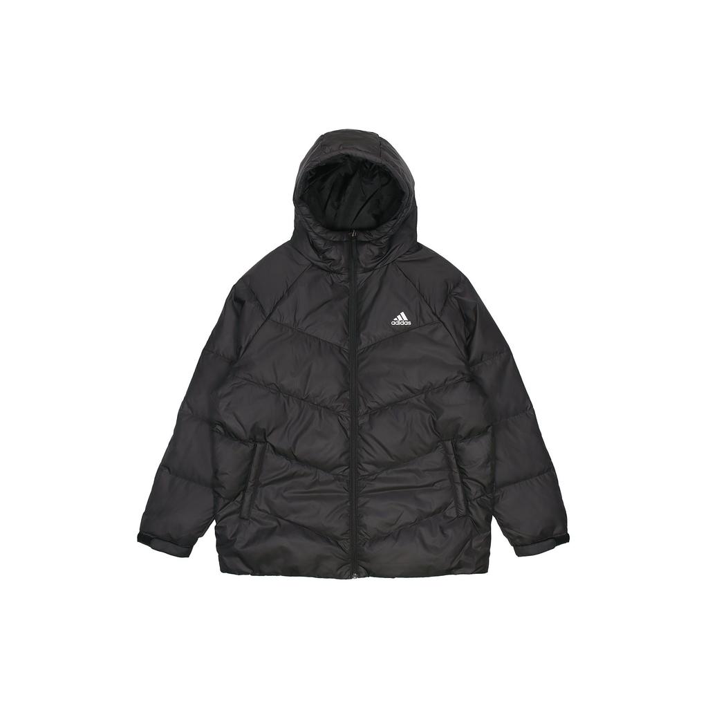 Adidas Down Jackets Men's Black Hooded Moderate Other H20783