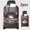 1/2PC Car Seat Backrest Multifunctional Storage Box PU Leather Car Storage for Travel Storage and Organization with 6 Pockets