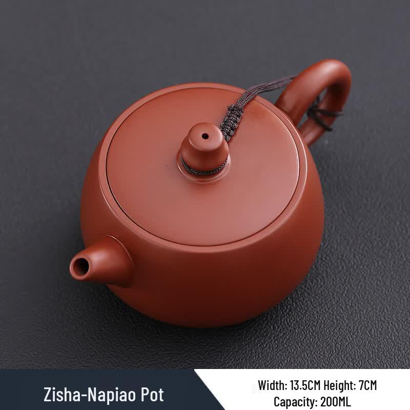 ZISIZ Dahongpao Zisha Kung Fu Teapot