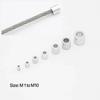M1 To M10 Full Size Steel Wire Cable Rope Fixing Clip Circular Aluminum Ferrules Round Crimping Loop Clamps Quantity 10--200pcs