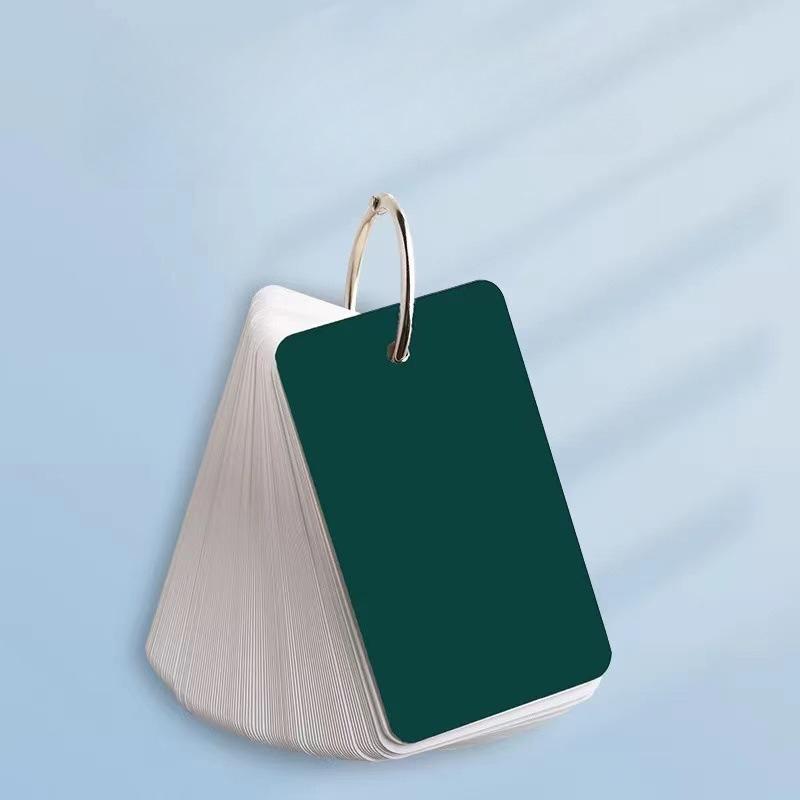 Portable Notebook Loose Leaf Notepad Ring Sticky Note for Staff Students Kawaii Stationery Diary Cards Style Brochure Pamphlet