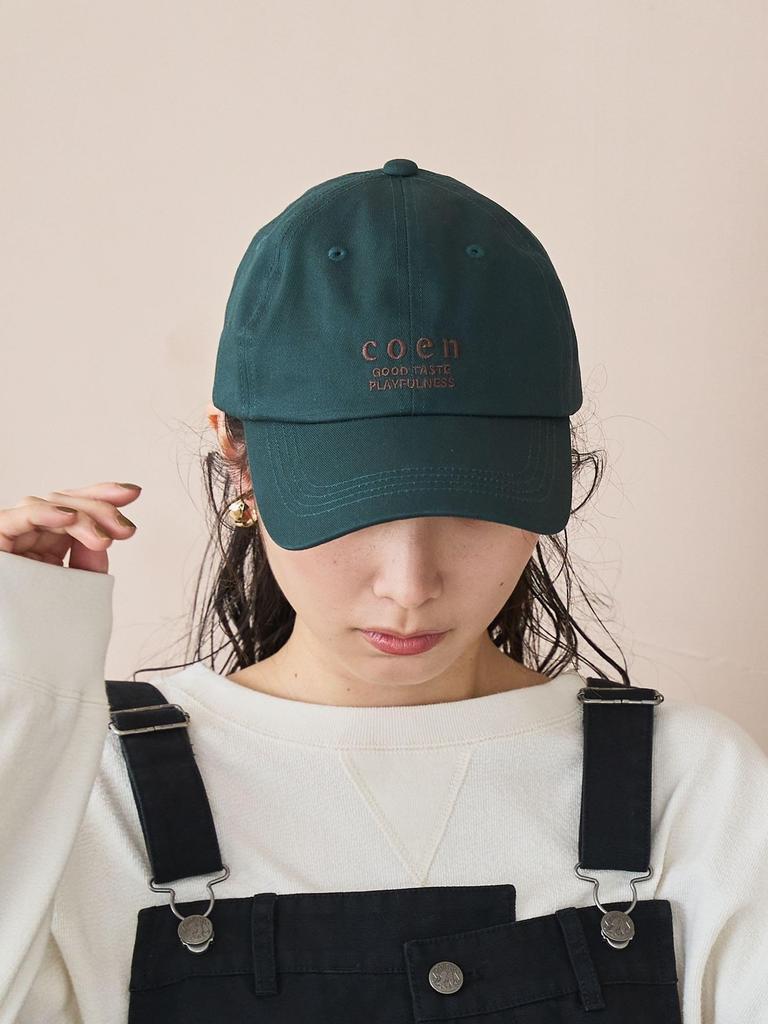 New Color Logo Embroidered Cap 76856000004 6900 FREE [Cohen] Available! DK.GREEN(69)