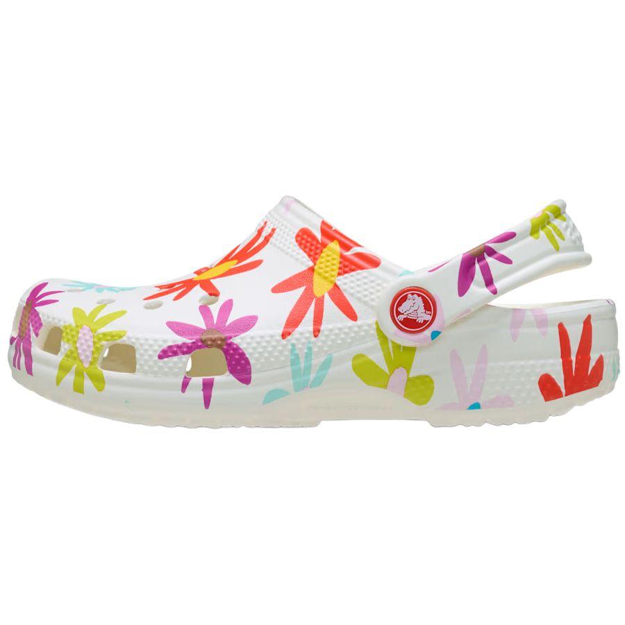 Crocs Classic Watercolor Marbled Clog Chalk Unisex 211580-0WV 28-29