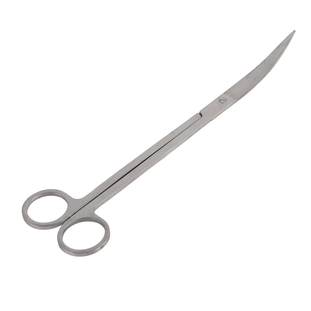 1PC Professional Stainless Steel Aquatic Plant Tongs Scissors for Aquarium Fish Tank(Curved )