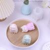 Cute Cat Silicone Mold Sitting Cat Soap Mould Desktop Ornaments Candle Mold  Home Decor