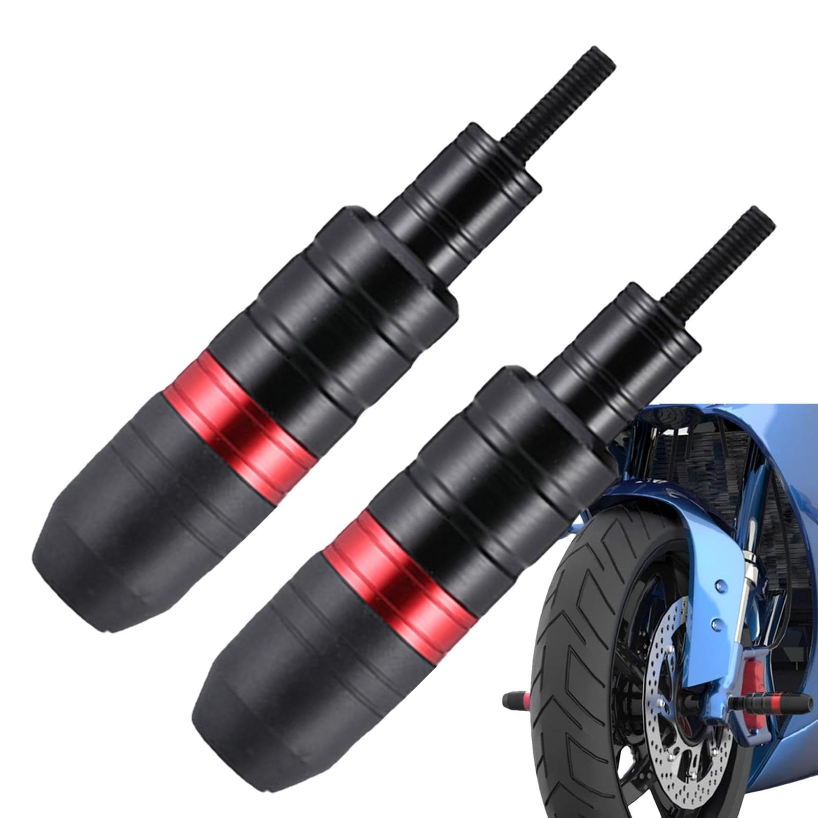 

Strmolt Захисні слайдери рами велосипеда, Захист двигуна мотоцикла | 2 шт. Захисна дуга для мотоцикла M8 See description червоний