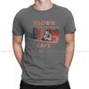 Terrifier Horror Films Newest TShirt for Men Clown Cafe Round Neck Pure Cotton T Shirt Personalize Gift Clothes OutdoorWear