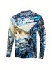 Fischerhemden Herren T-Shirts Langarm Herrenkleidung Herbst Outdoor Camping Herren T-Shirt Lässige Oberteile Übergröße Herrenbekleidung