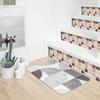 Kitchen Backsplash Tiles Peel and Stick 3D Wall Stickers Waterproof Wallpaper Self-Adhesive Wall Décor for Bathroom Bedroom Living Room Counter