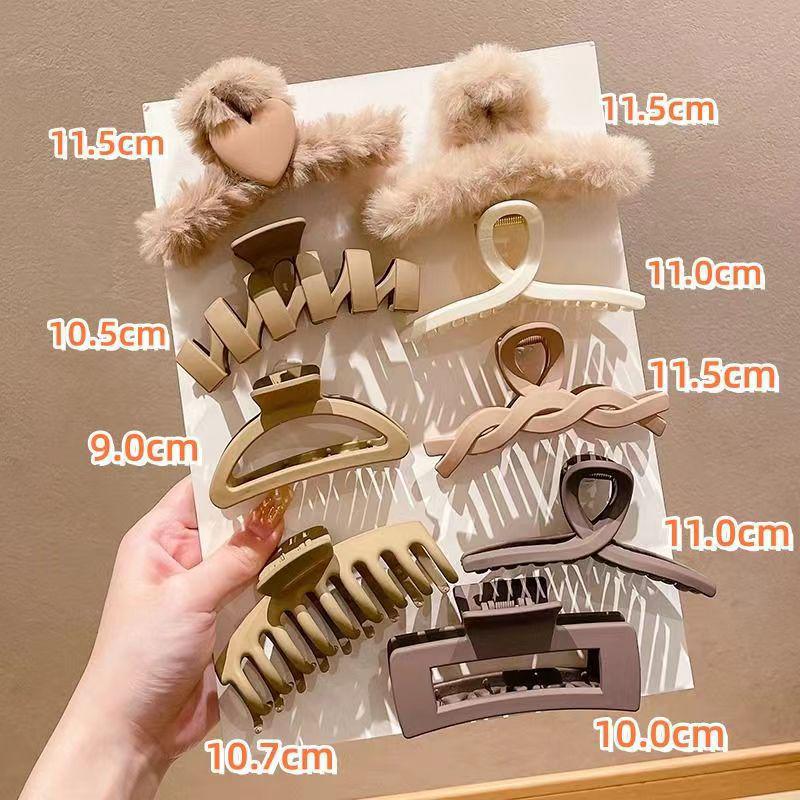 Набор разноцветных зажимов-крабиков 2025: Стильный летний аксессуар для волос для женщин