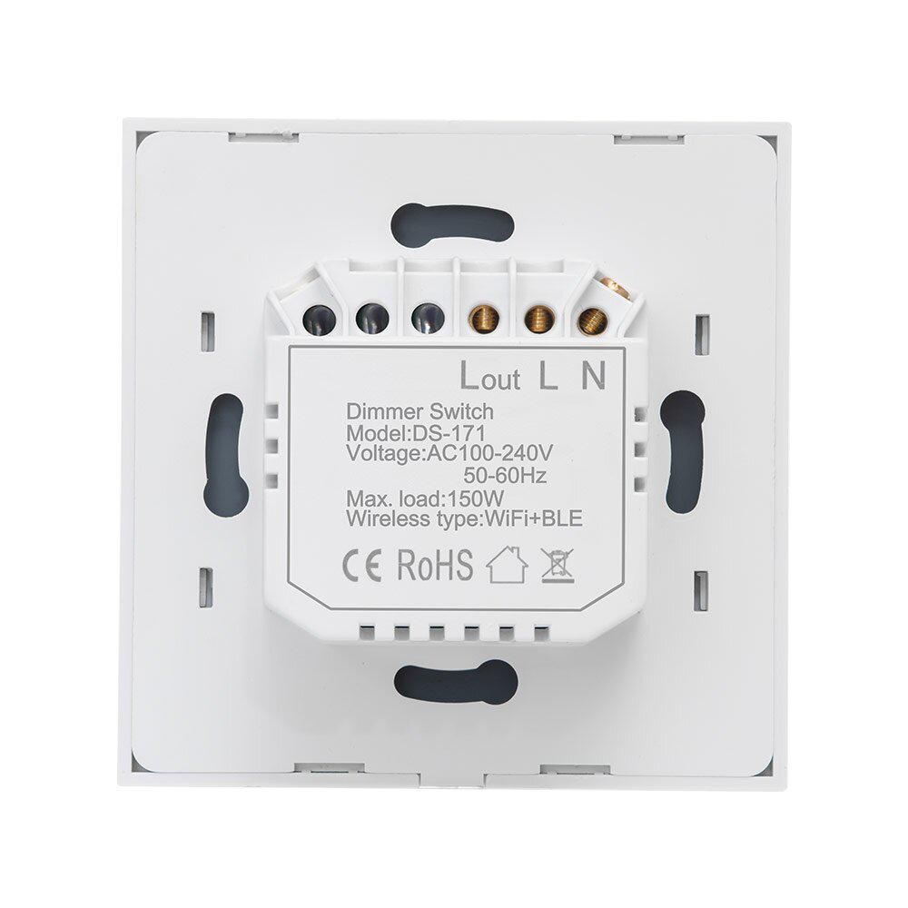 Graffiti WiFi Touch-Dimmer-Schalter mit Alexa-Sprachsteuerung & App-Fernsteuerung