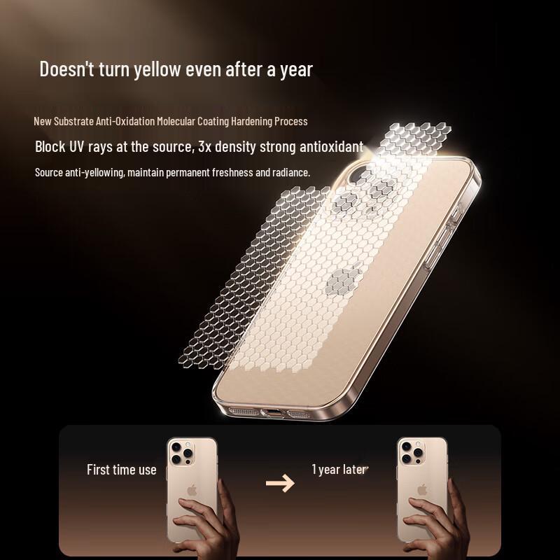 Baseus Crystal Series Phone Case with Touch Camera Button for iPhone 16 Series