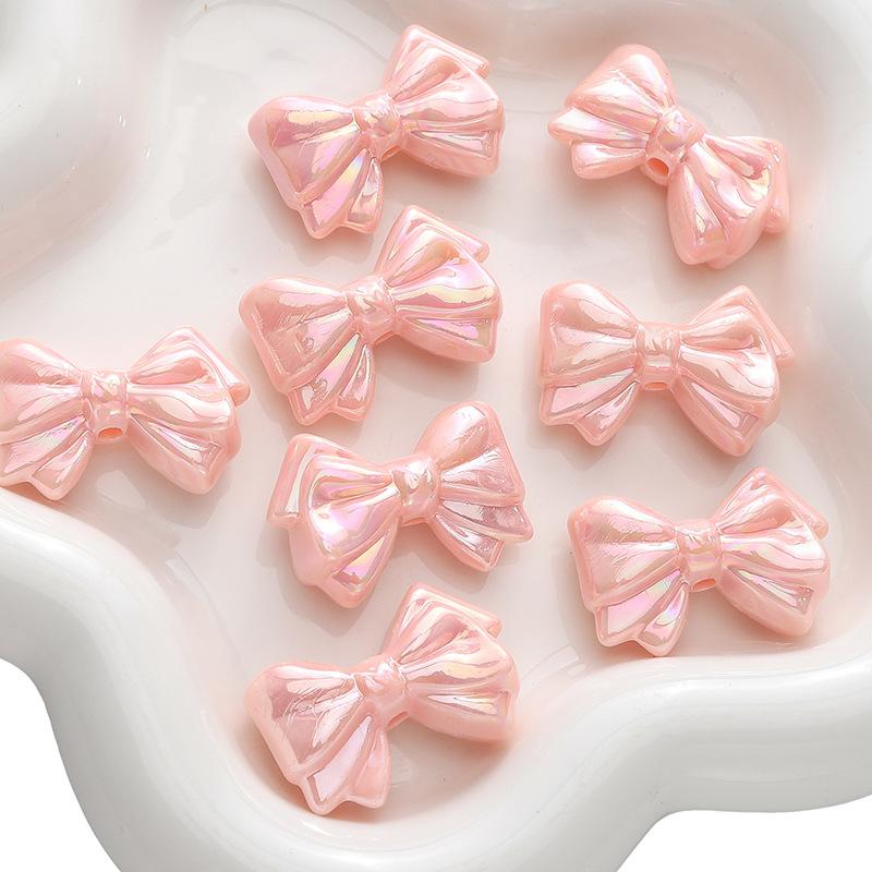 Acrylic AB Color Star Love Bow Bead Diy Handmade Beaded Bracelet Mobile Phone Chain Material