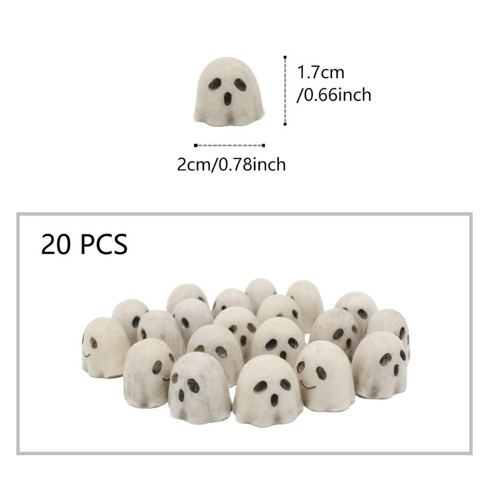 

Cute Joy Garden Ghost Ornament Resin Skull Statue Decorations Desktop Decoration Ghost