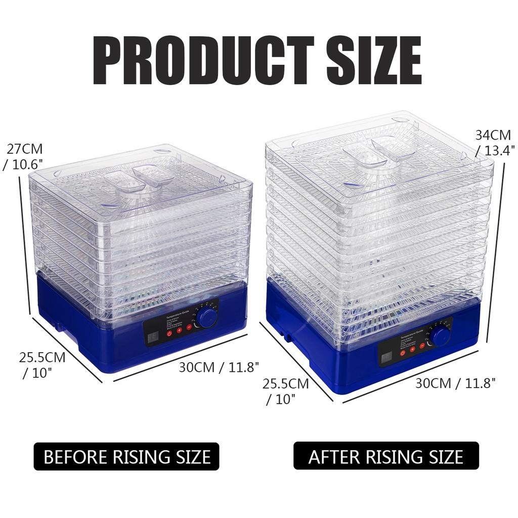8 Layers 220V Food Electric Drying Machine DIY Pet Meat Snacks For Home Food Dehydrator Fruit Vegetables Herb Meat Dryer
