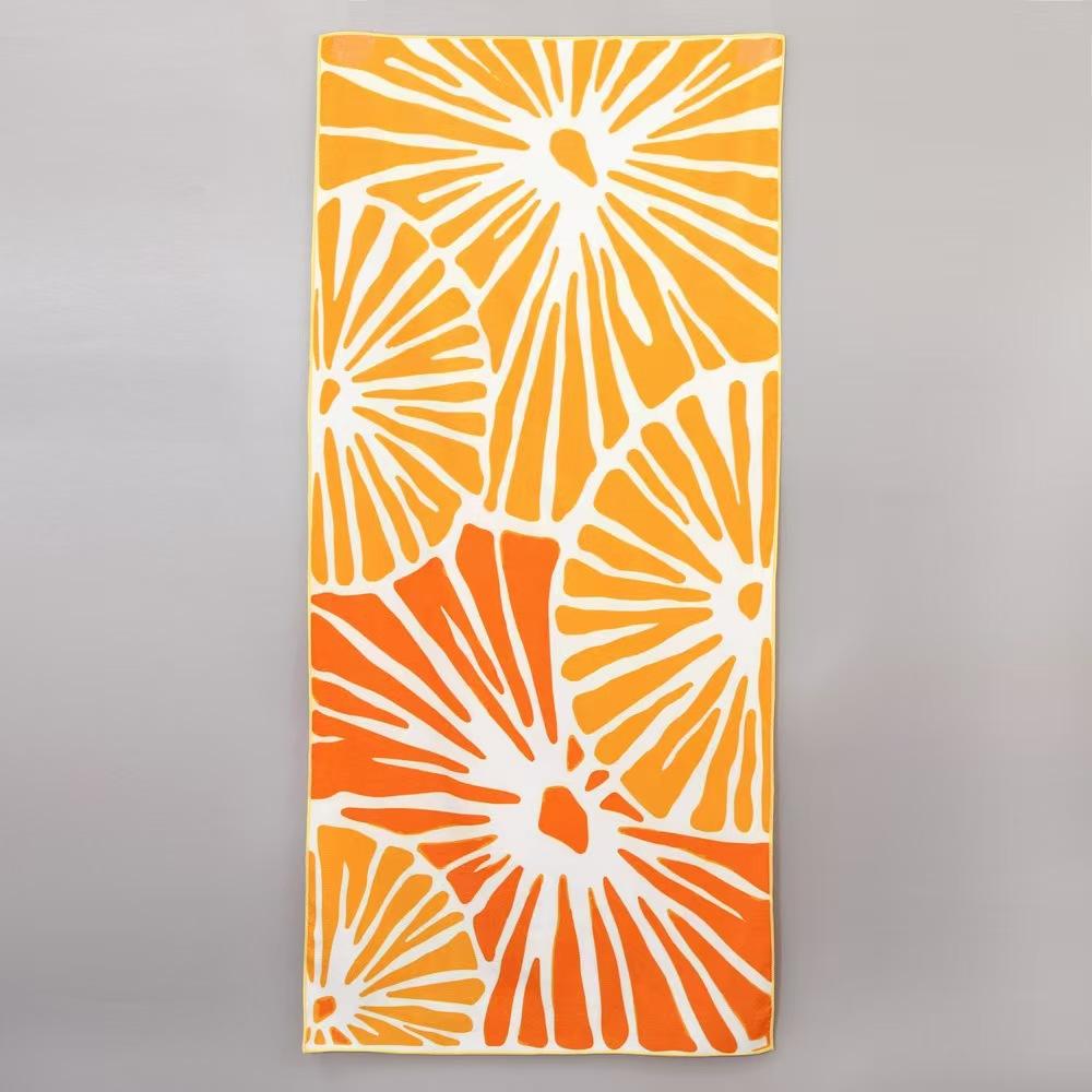 Modern Microfiber Beach Towel Large Printed Breathable Water-Absorbent for Outdoor Sports Fitness Bath Towel