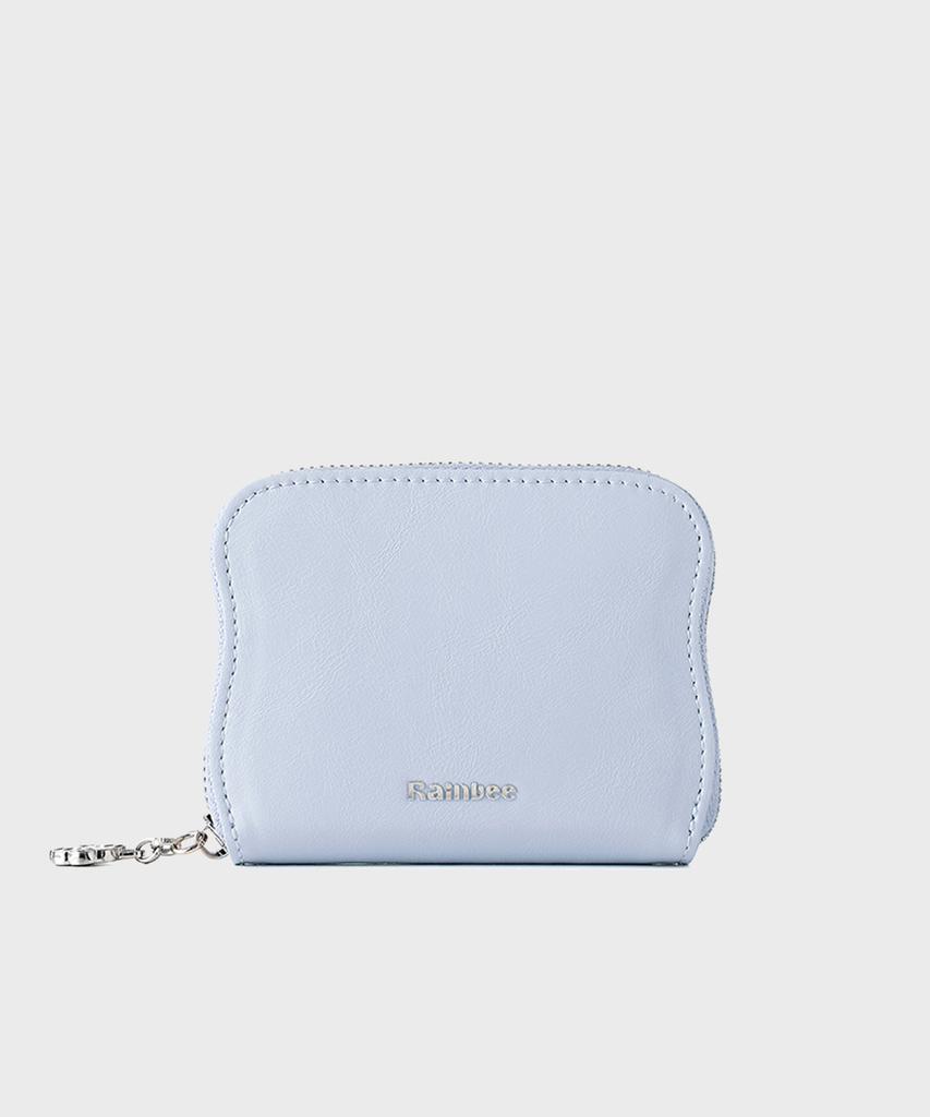 Rainbee Occo Wave Zip Wallet_ Light Blue