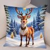 Weihnachts-Hirsch Kissenbezug Kissenbezug Sofakissenbezug Zimmer Heimdekoration