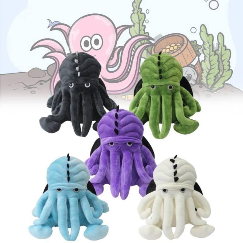 Plush Cthulhu Mythos Creature Series Soft Octopus Toy In Various Colors For Kids