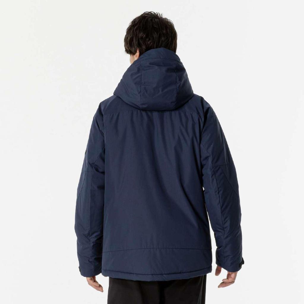 Mizuno Techfill Breath Thermo Training Pageant Blue Coat, Water-Repellent, Moisture-Wicking, Heat-Retaining, Washable, Windproof, 32MEB552,