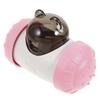 Pet Treat Ball for Problem Solving 2Pcs Pink ABS Dog Toy