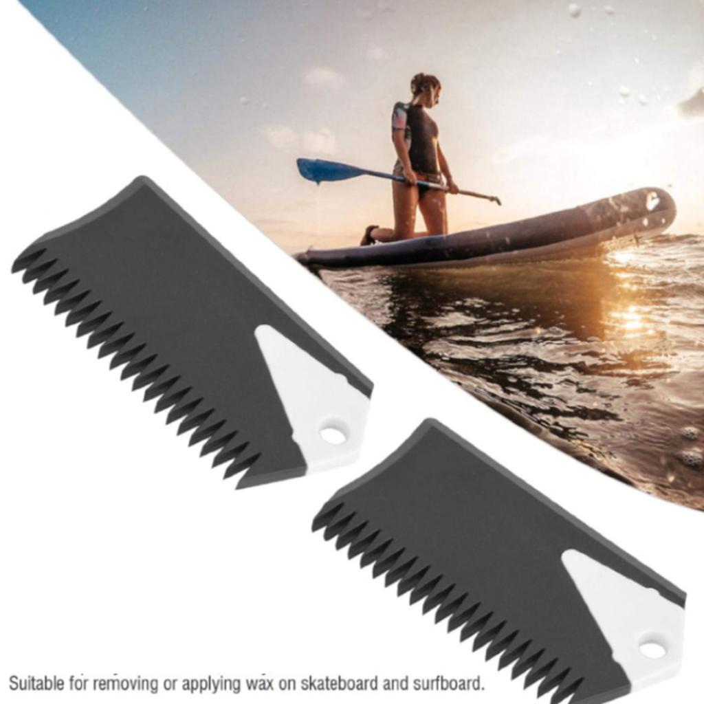 Surfboard Wax Comb Scraper with Fin Key Surfboard Wax Cleaner Maintenance Tool NonSlip Wax Scraping Comb for Water Sport