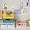 Folding Storage Basket Desktop Storage Snacks Stationery Cosmetics Storage Basket Misllaneous  Fruit Basket