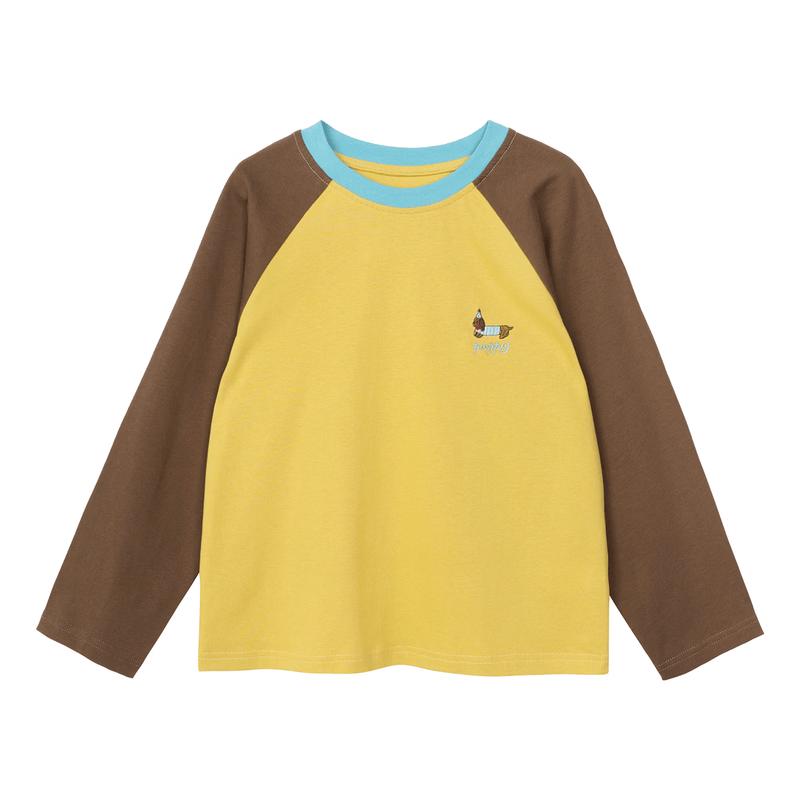 LUSON Girls' Stylish Raglan Long Sleeve T-Shirt