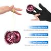 Daconovo Professional Yo-Yo Ball Aluminum Alloy Reactive Yo-Yo Ball with Non-Reactive Bearings for Professionals and Beginners