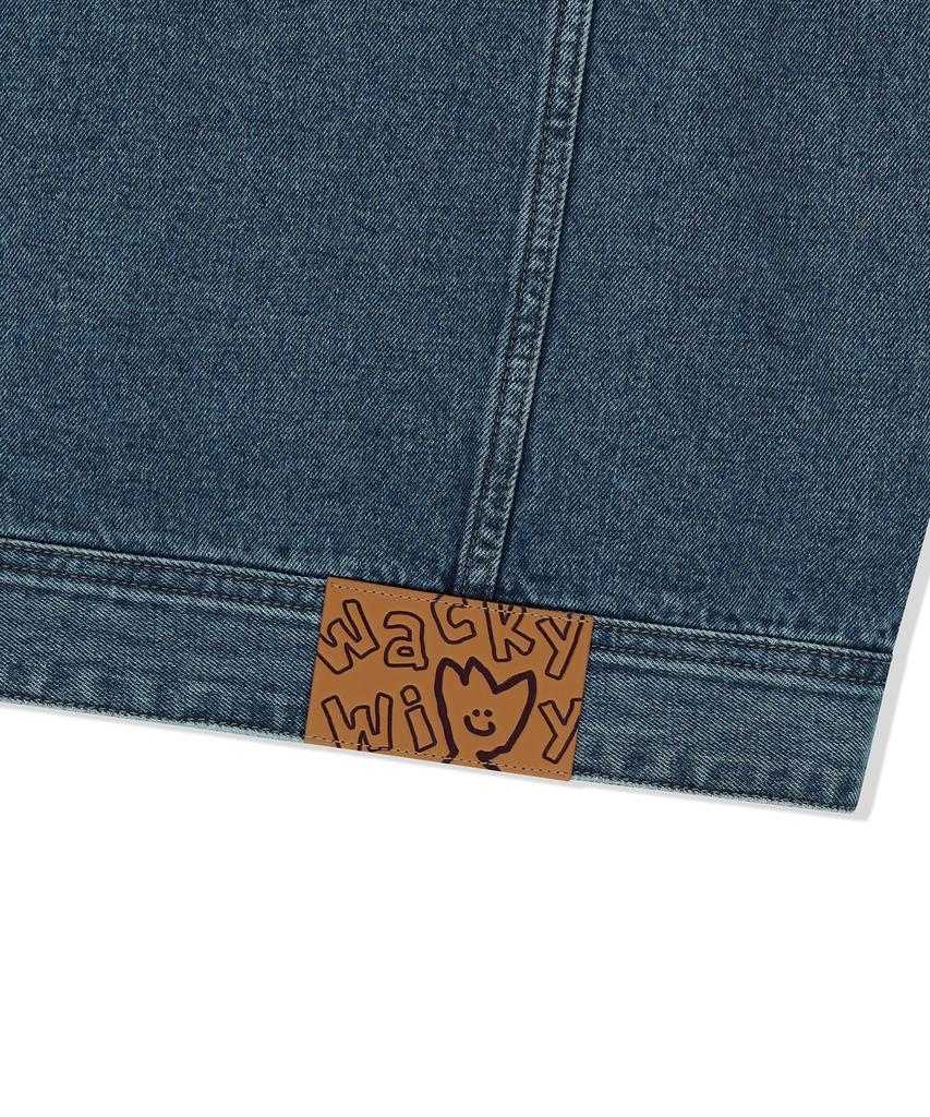 Wacky Willy Denim Trucker Jacket Blue