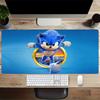 Sonic Speeds Through Large Gaming Mouse Pad Nonslip Rubber Base Waterproof Desk Mat For Office Pc Laptop