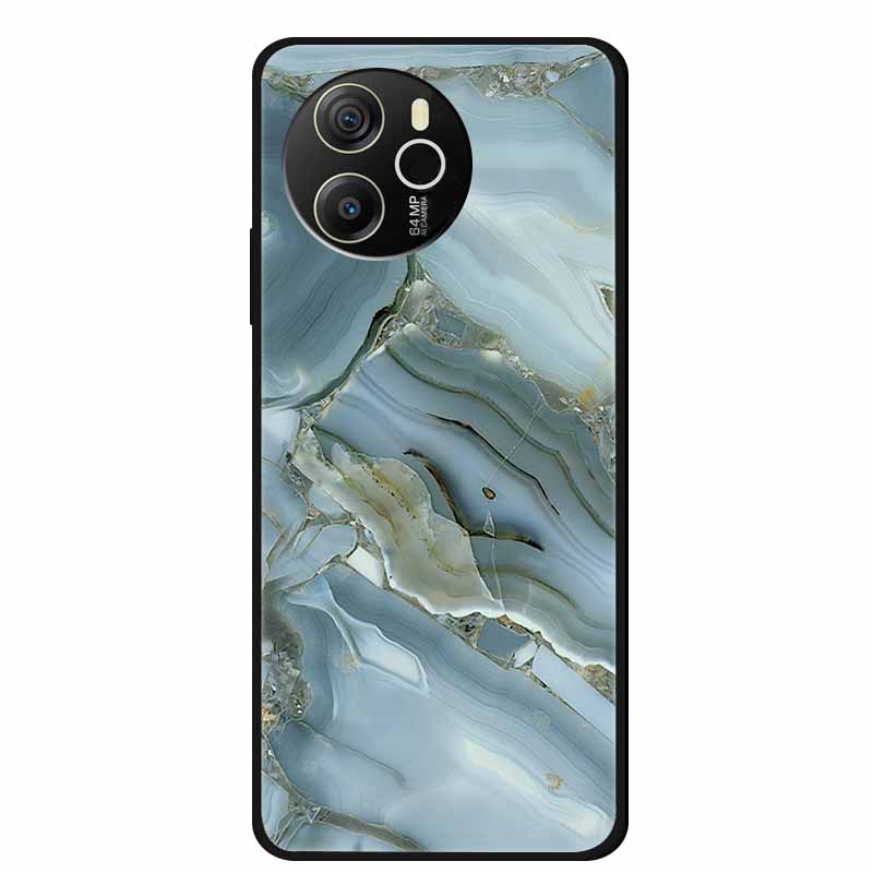 For Oscal Tiger 12 Phone Case Painted Soft TPU Silicone Cases Blackview Oscal Tiger12 4G Fashion Bumper Capa Original Back Cover