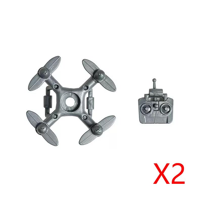WW2 Military Scene Accessories Building Blocks Machine Gun Rifle Robot Wolf UAV MOC Bricks Toy
