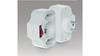 Multiprise avec Interrupteur 1 Prise Schuko + 2x Euro Blanc R-12Ws-B