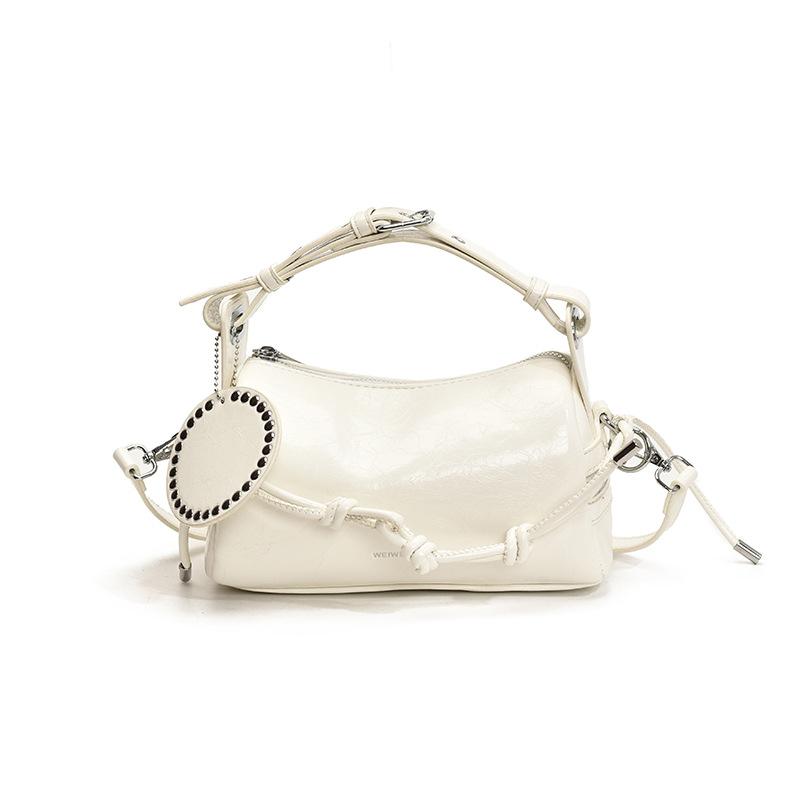 

Niche girl handbag small bag new summer pillow bag simple and versatile single shoulder messenger bag белый