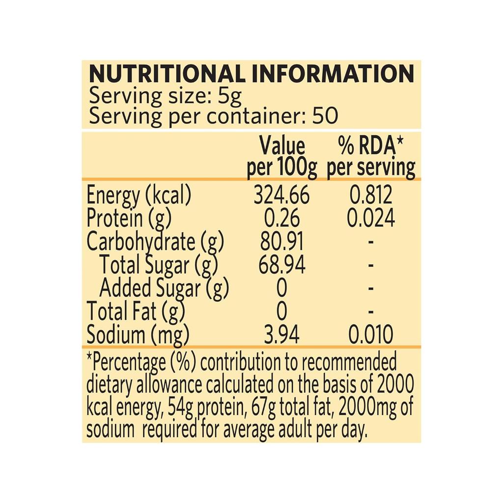 ORGANIC INDIA Himalayan Multi Floral Honey 500g Raw Unprocessed Natural Sweetener Nutrient-Rich Antioxidants