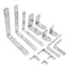 Thickened Stainless Steel 90° L-Shaped Bracket for Furniture and Shelves
