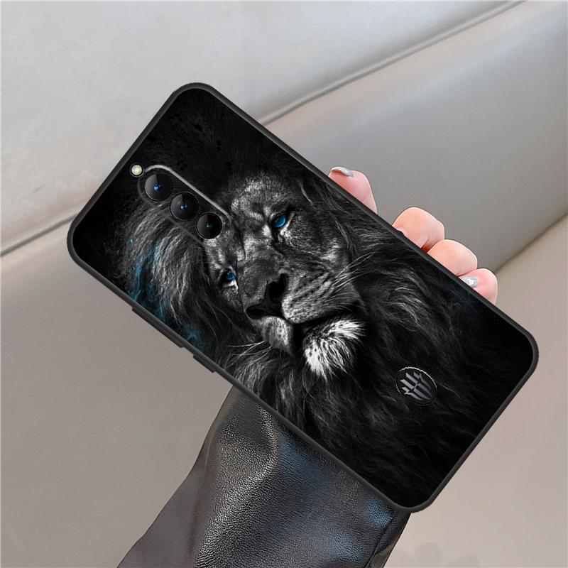 Lions Case For ZTE Nubia Red Magic 10S 6S 7S 8S 9S Pro For RedMagic 10 Air 8 9 10 11 Pro Plus Cover