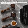 Stainless Steel Dosing Cup Hands Free Design Universal Inverted Espresso Dosing Cup Black Gray 150ml Capacity Coffee Dosing Cup