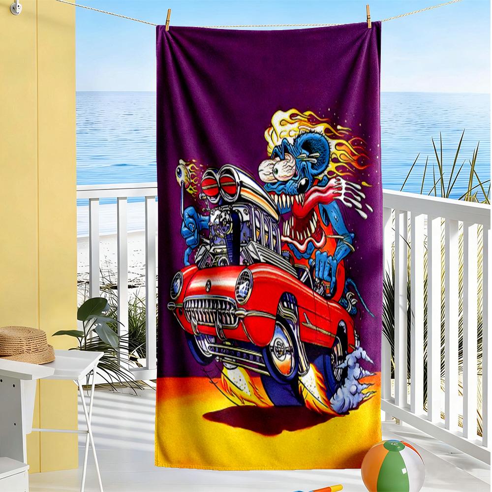 Christmas Grinch Gifts Soft Beach Towel Lightweight Summer Vacation Towel Fashion Lovers Wedding Party Gift